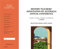 Tablet Screenshot of historyconference.org.au
